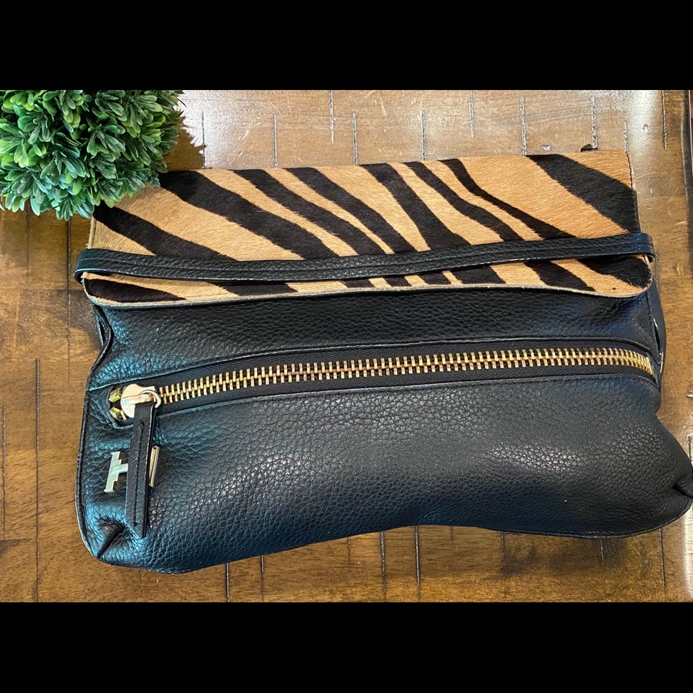Halston Heritage Zebra Print Purse